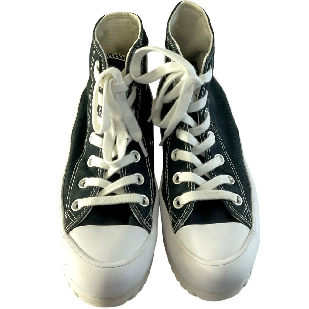 Converse Chuck Taylor‎ All Star Lugged High Top Black White Mens 4.5 W 6.5